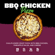 Clean Eatz Kitchen Weight Loss Prepared Meal Delivery Gluten Free Cauliflower Crust BBQ Chicken Pizza