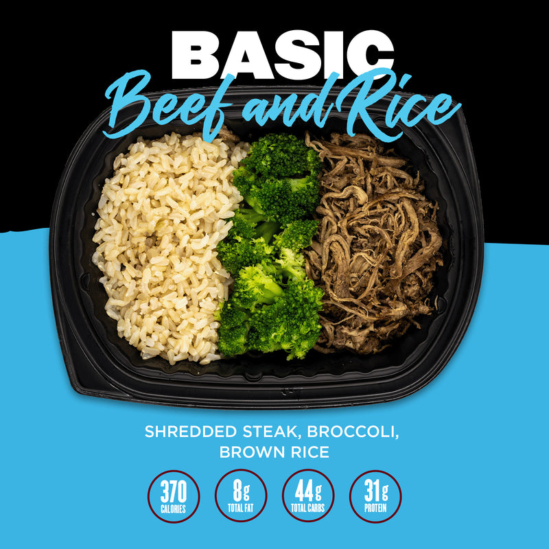 Clean Eatz Kitchen Weight Loss Meal Delivery Meal Plan Meal Prep  Basic Beef & Rice