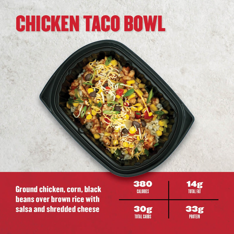 Clean Eatz Kitchen Weight Loss Meal Delivery Chicken Taco Bowl