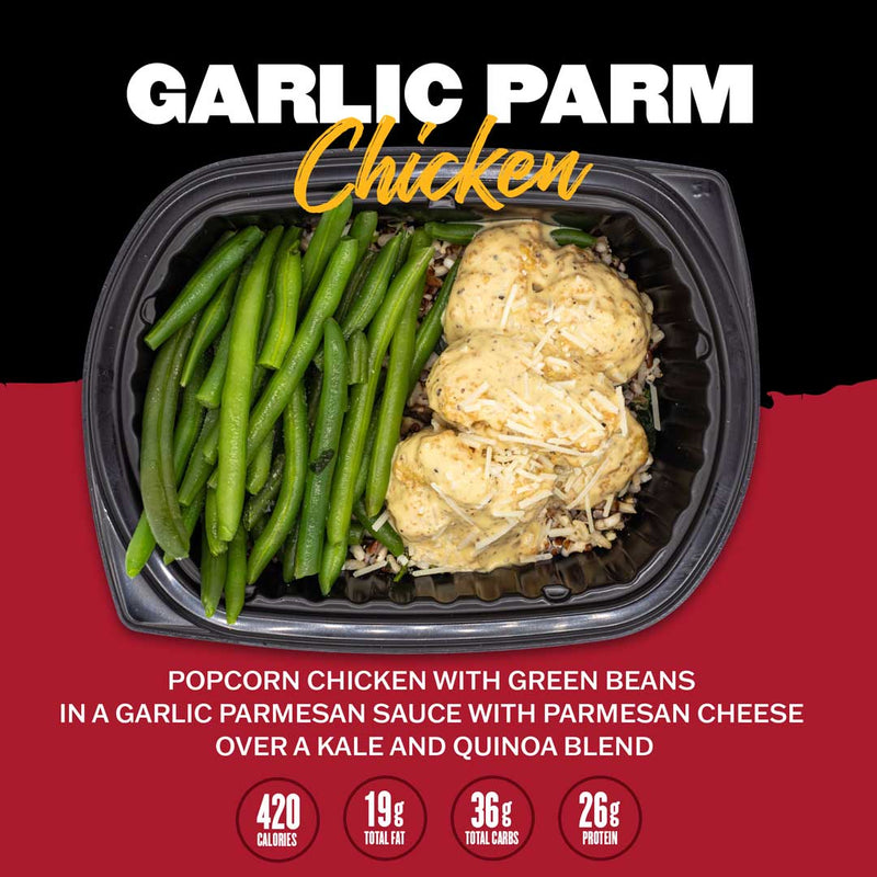 Clean Eatz Kitchen Weight Loss Prepared Meal Delivery Garlic Parm Chicken