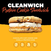 Clean Eatz Kitchen Protein Chocolate Chip Cookie Sandwich Chipwich Cleanwich