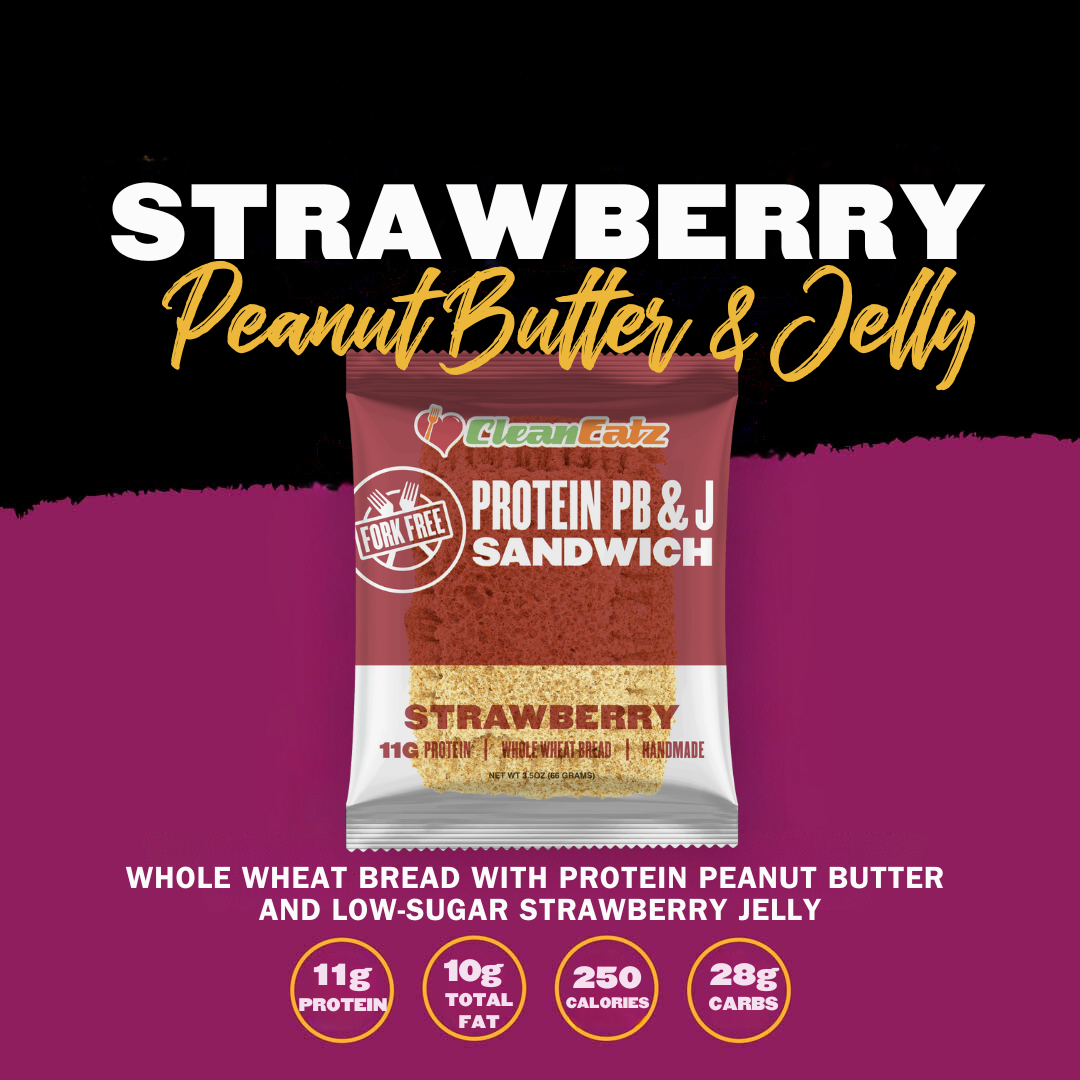 Clean Eatz Kitchen healthy meal delivery protein peanut butter and jelly