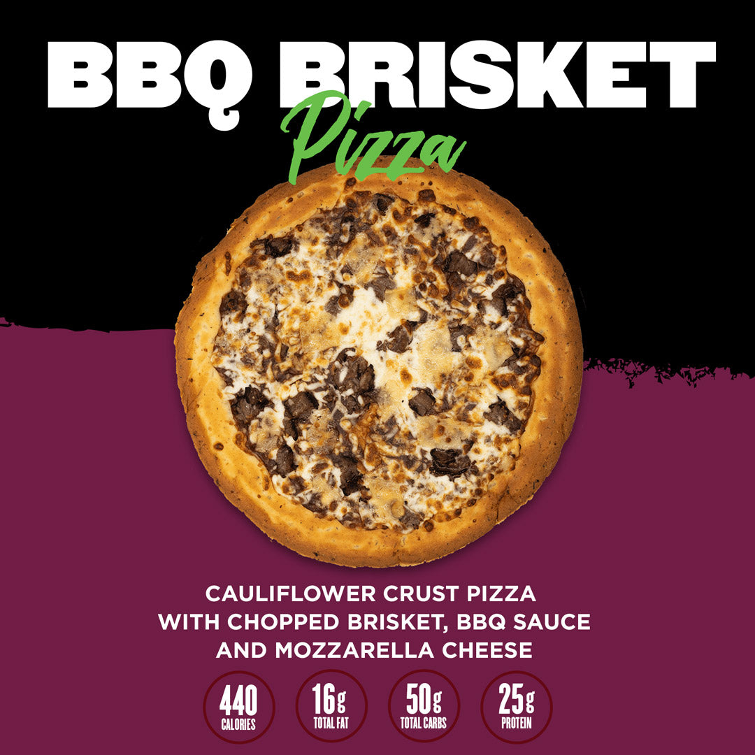 Clean Eatz Kitchen Gluten Free Cauliflower Crust Pizza Delivery BBQ Brisket