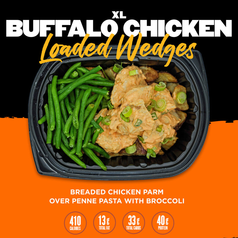 Clean Eatz Kitchen Weight Gain Prepared Meal Delivery Buffalo Chicken Loaded Wedges