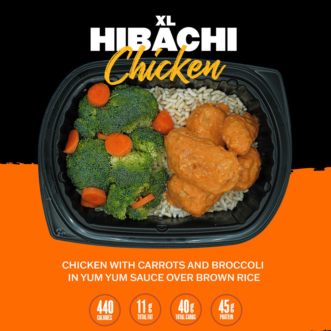 Clean Eatz Kitchen High Protein Weight Gain Meal Delivery Extra Protein Hibachi Chicken