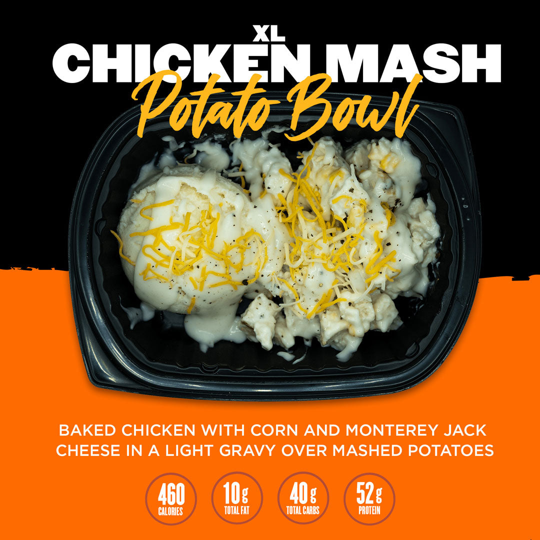 Clean Eatz Kitchen High Protein Weight Gain Meal Delivery Extra Protein Chicken Mash 