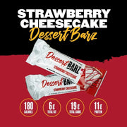 Clean Eatz Strawberry Cheesecake Dessert Protein bar